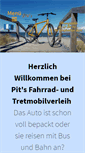 Mobile Screenshot of pits-fahrradverleih.de